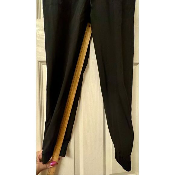 Albion Black Collar Roll Tab Short Sleeve Zipper Jogger Jumpsuit Women’s Small - Picture 12 of 13